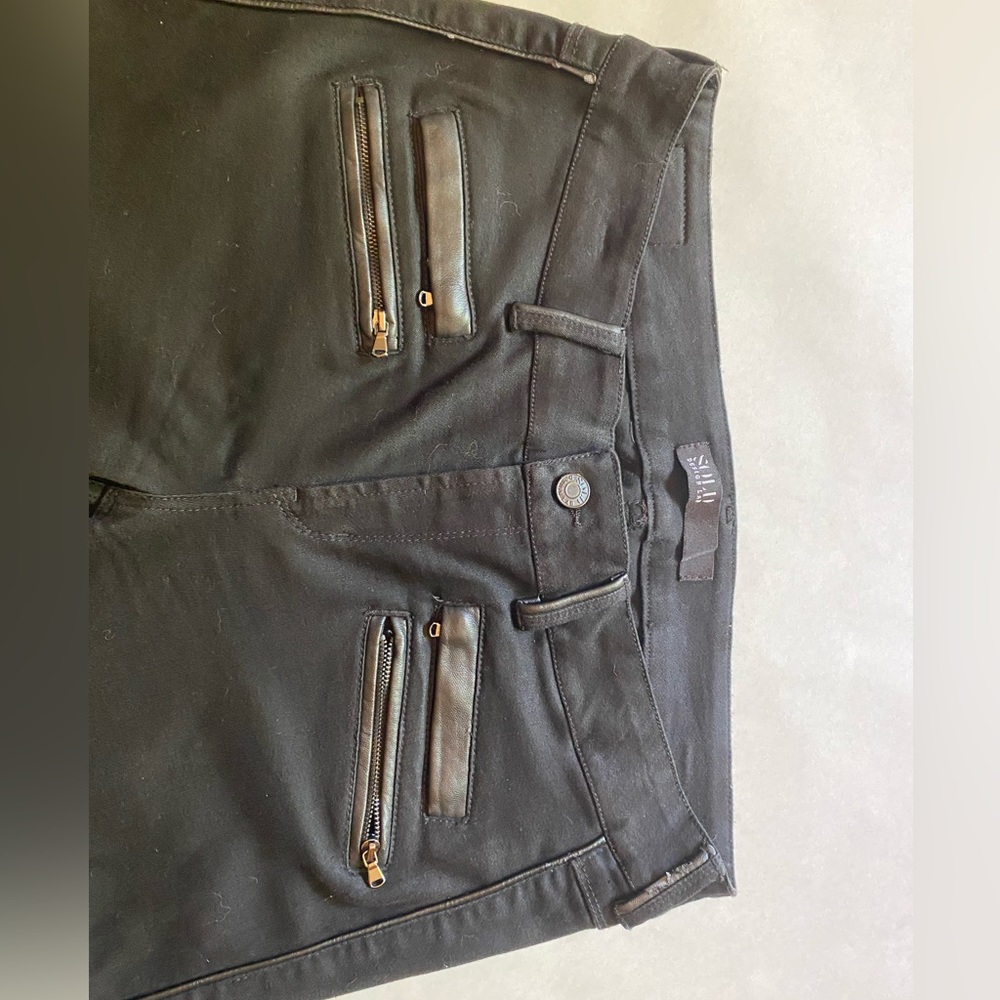 Black Pants with zippers by Sold design lab